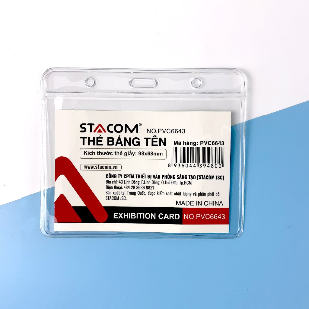 Vỏ bọc thẻ Căn Cước CCCD / ATM / Bảo Hiểm / Bằng Lái / Hộ Chiếu / Bảng Tên trong suốt có nắp và các loại giấy tờ cá nhân