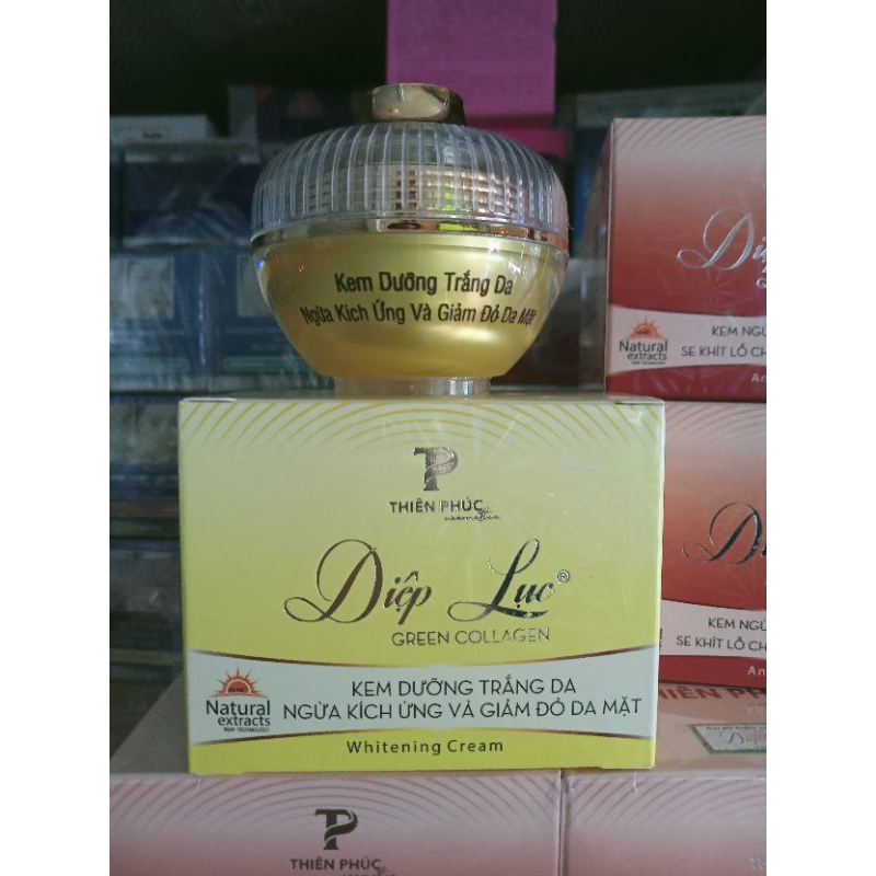 kem diệp lục dưỡng trắng da ngừa kích ứng giảm đỏ da