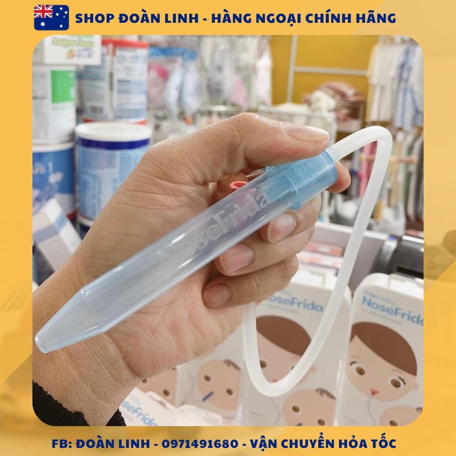 Dụng Cụ Hút Mũi, Hút Mũi Thụy Điển Nosefrida An Toàn Cho Bé Từ Sơ Sinh, Hàng chuẩn, Hút mũi NoseFrida