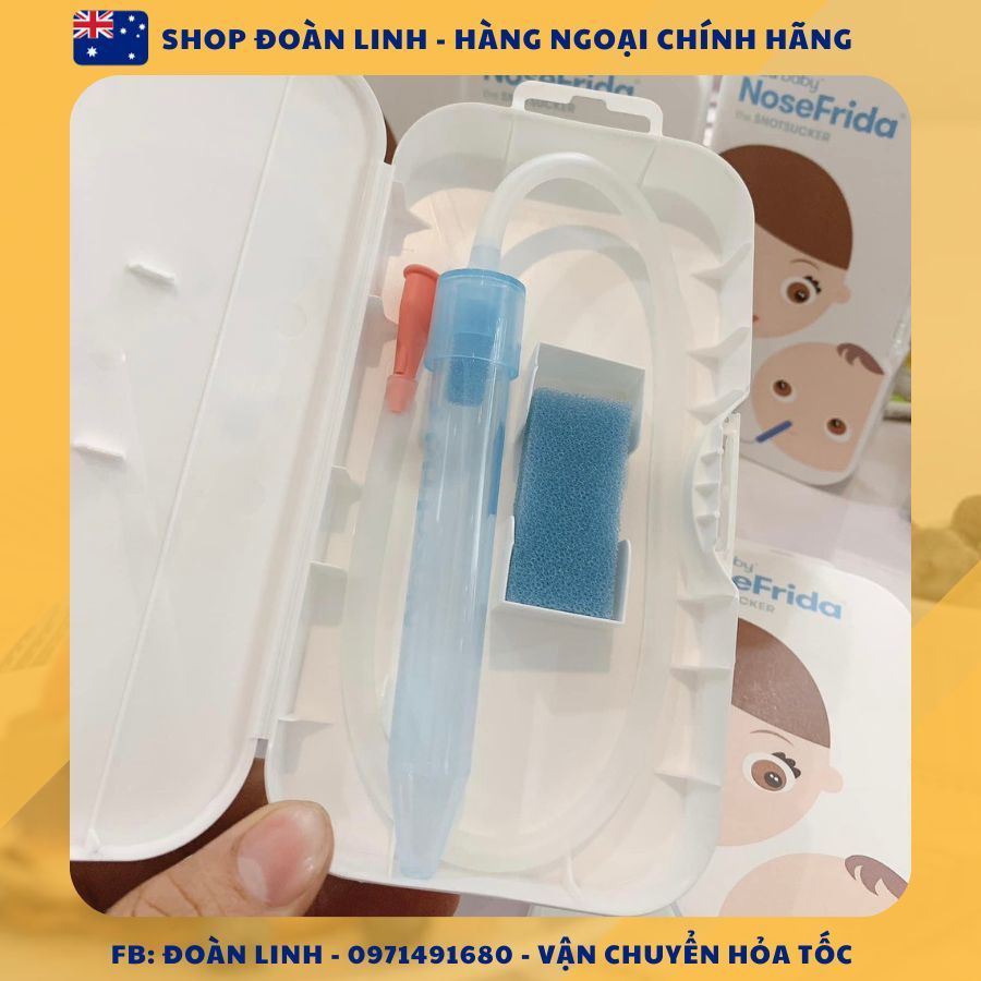 Dụng Cụ Hút Mũi, Hút Mũi Thụy Điển Nosefrida An Toàn Cho Bé Từ Sơ Sinh, Hàng chuẩn, Hút mũi NoseFrida