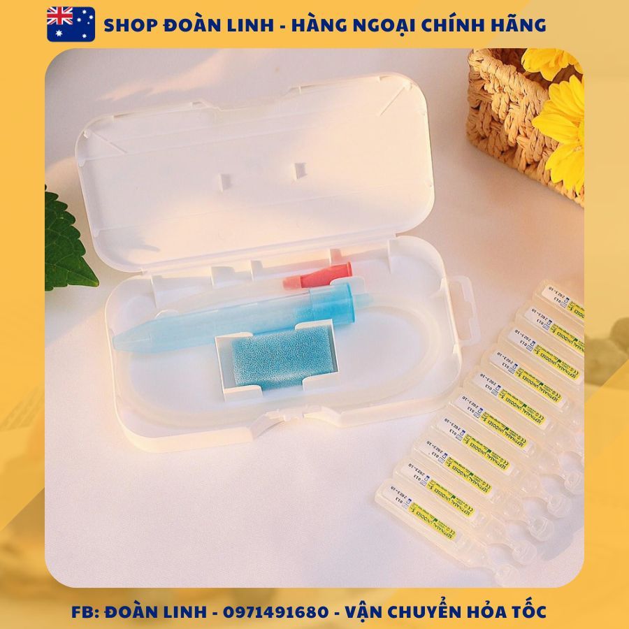 Dụng Cụ Hút Mũi, Hút Mũi Thụy Điển Nosefrida An Toàn Cho Bé Từ Sơ Sinh, Hàng chuẩn, Hút mũi NoseFrida