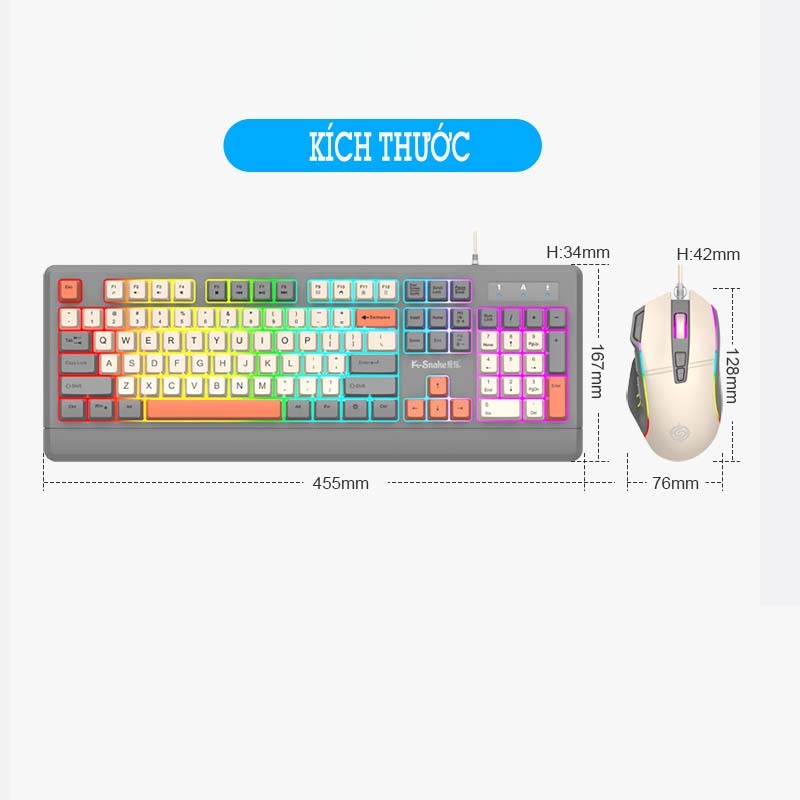 Bàn phím giả cơ KM900 thế hệ mới phối màu cực đẹp đèn led xuyên phím dành cho game thủ | BigBuy360 - bigbuy360.vn