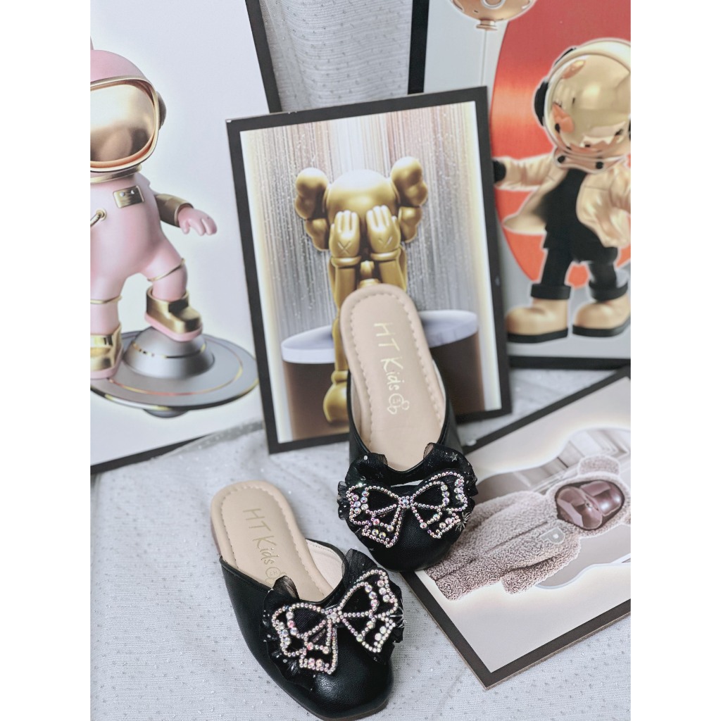 Sục lười cho bé gái sục nơ cho bé gái sục nơ bướm voan 01 phom nhỏ đế thường