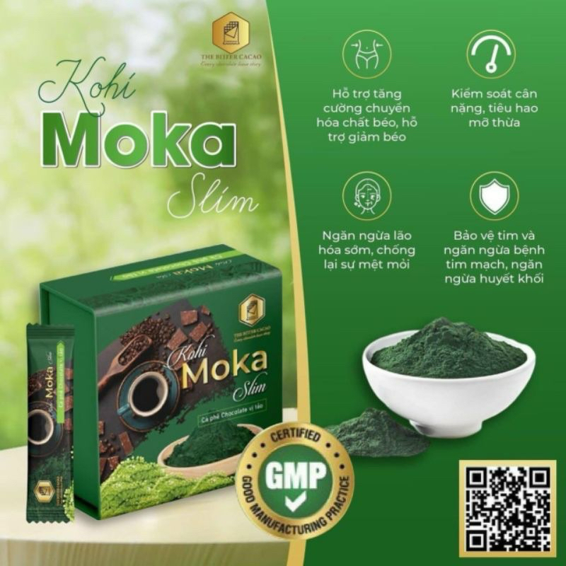 Cà phê giảm cân MOKA SLIM chính hang 20 gói