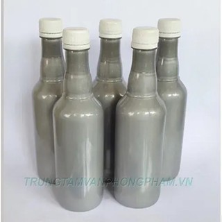 Mực màu bạc dùng cho máy số nhảy in lên vải đế giày... CHAI LỚN 500ML