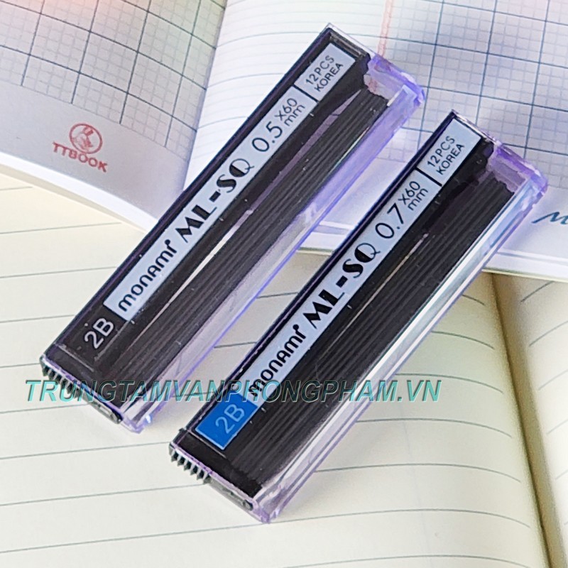 Ruột bút chì Monami 0.5mm 0.7mm