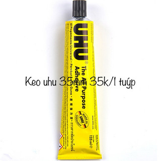 Keo  UHU 35ml - Dán Vải, Nhựa, Da, Gỗ, Mô hình