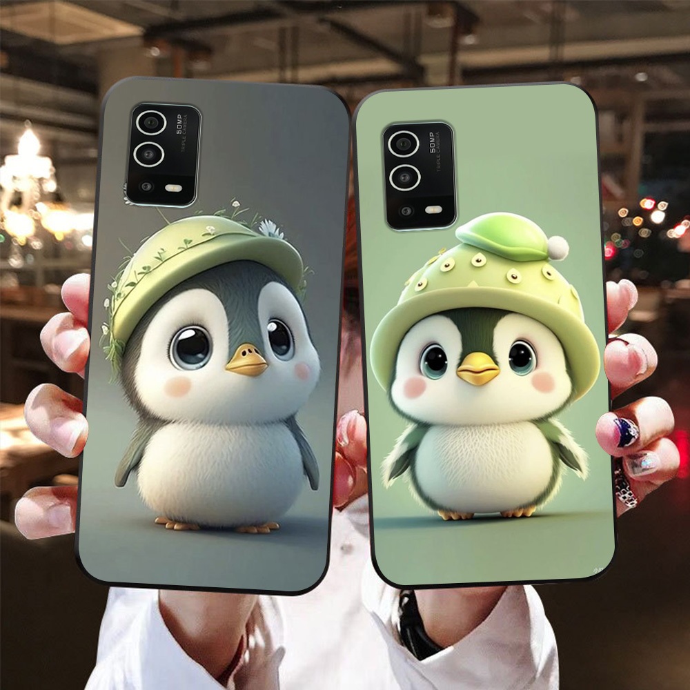 Ốp lưng oppo a55 4g / oppo a55 5g in hình chim cánh cụt