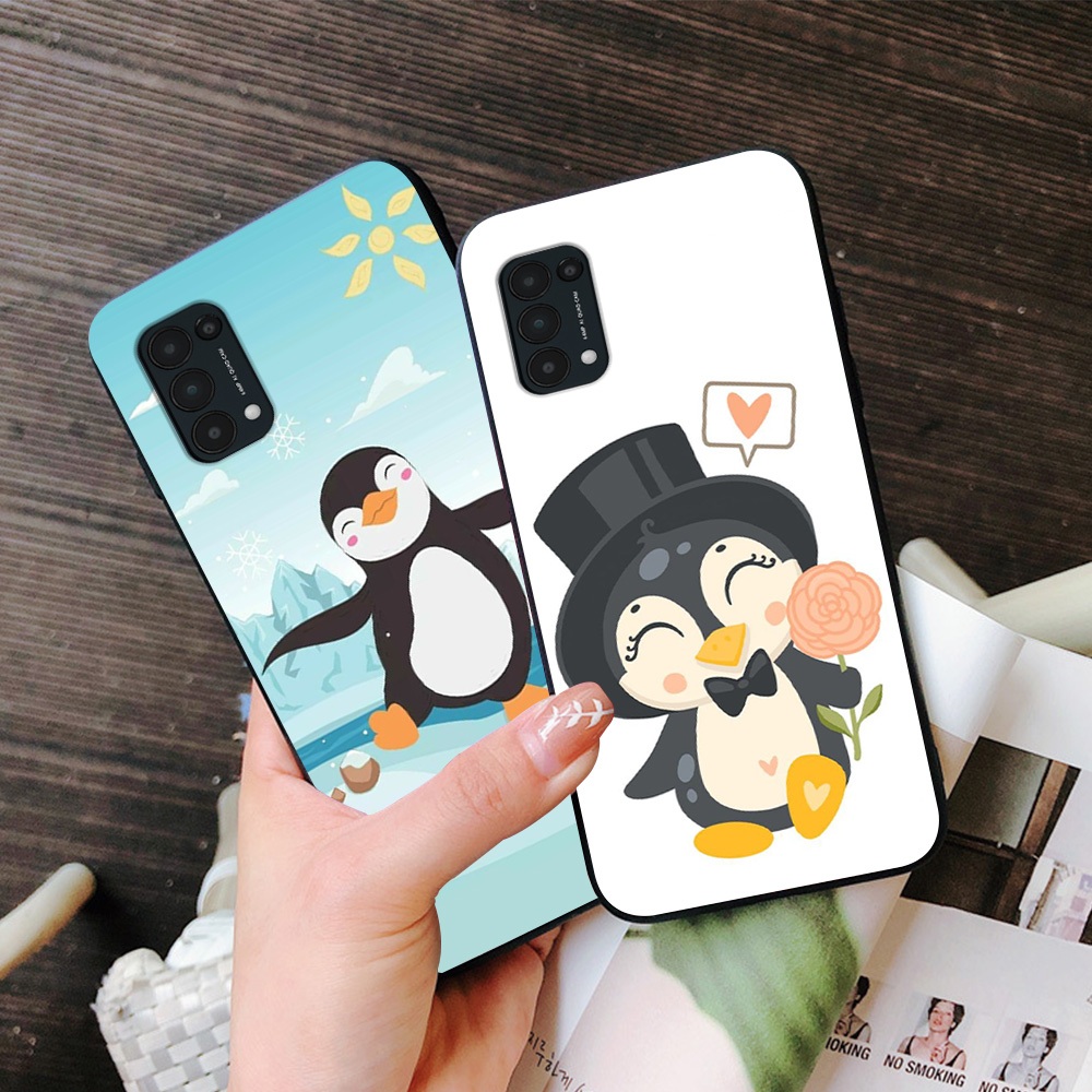 Ốp lưng oppo reno 5 / oppo reno 5 4g / oppo reno 5 5g in hình chim cánh cụt