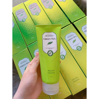 Kem Tẩy Da Chết Chiết Xuất Trà Xanh DEOPROCE - 170g