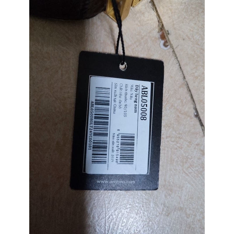 Thắt lưng da nam Aristino ABL05008