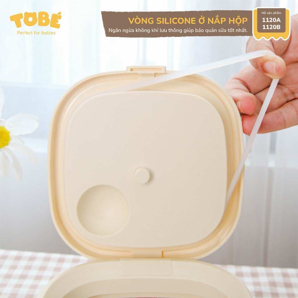 Hộp trữ sữa Otis bảo quản sữa bột cho bé tránh không khí ẩm mốc Lunakidsbaby