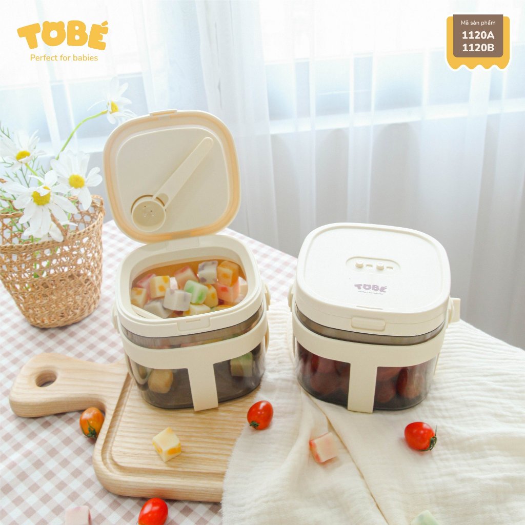 Hộp trữ sữa Otis bảo quản sữa bột cho bé tránh không khí ẩm mốc Lunakidsbaby