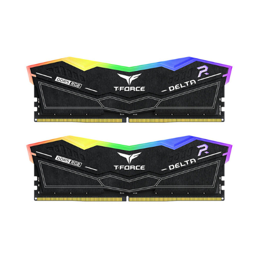 RAM TeamGroup T-Force Delta RGB 64GB  DDR5 5600Mhz | Đen/Trắng - Hàng Chính Hãng