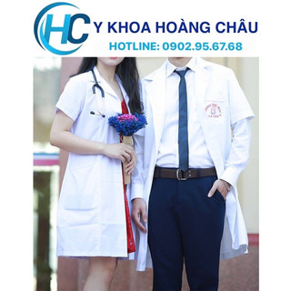 Áo blouse trắng nam, nữ bác sĩ