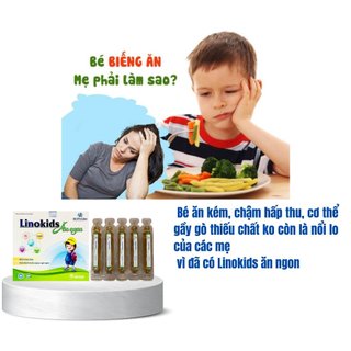 LINOKIDS ĂN NGON cho bé ăn ngon, không còn lười biếng ăn
