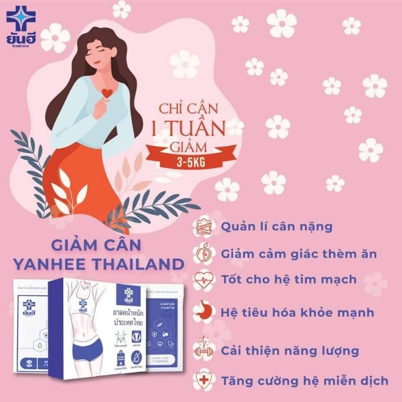 Giảm cân cực Mạnh Yanhee Vip 28 SS Thái Lan siêu giảm liệu trình cuối