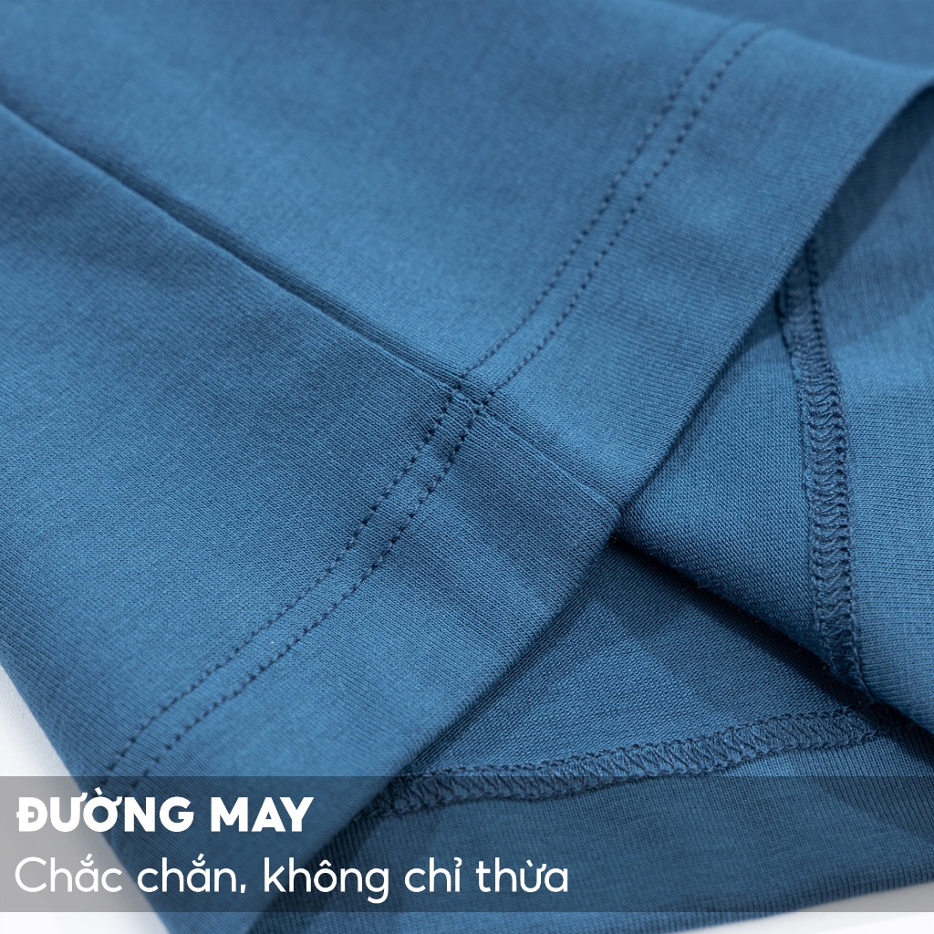 Áo Phông Nam Dài Tay 5S FASHION Cổ Tròn, Trơn Basic, Co Giãn Thoải Mái, Giữ Ấm