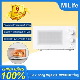 Lò vi sóng thông minh Xiaomi Mijia MWB020 dung tích 20L công suất 700W, làm nóng 360 độ - Hàng chính hãng