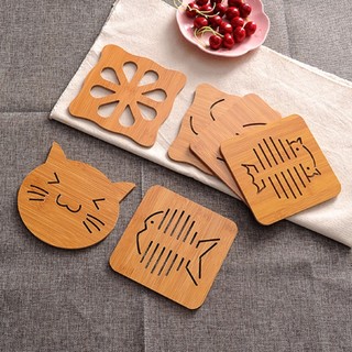 🍉Lót Nồi Cách Nhiệt Gỗ Decor Cho Bếp Xinh DUASHOP🍉.