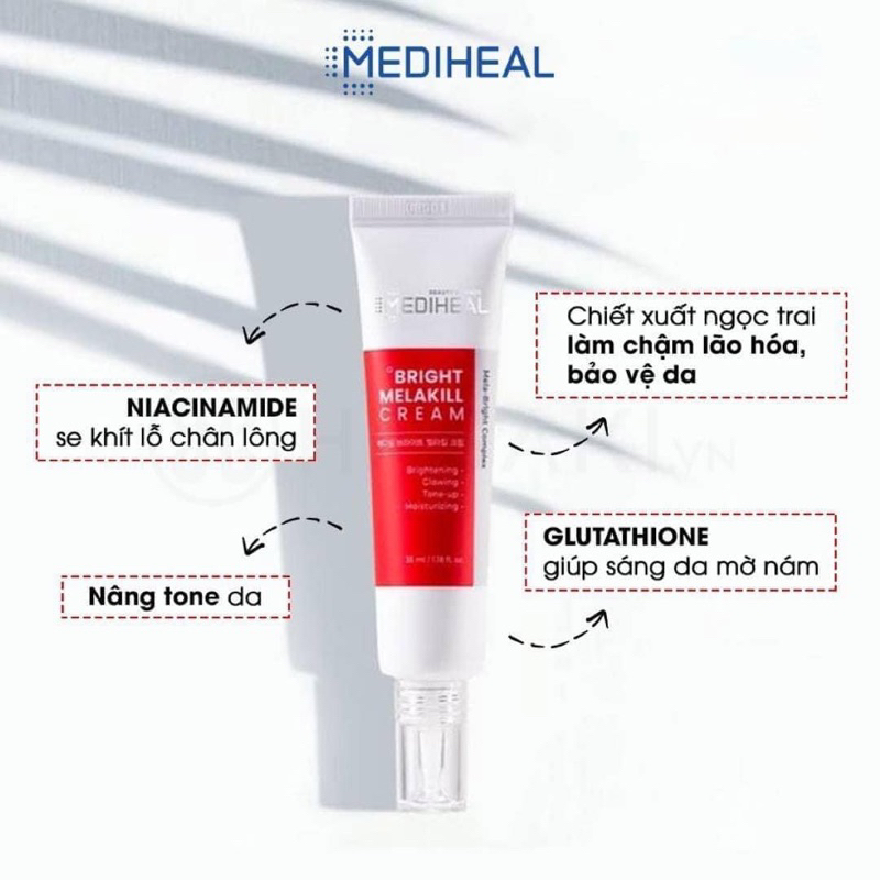 Kem Dưỡng Mờ Nám Mediheal Bright Melakill Cream 35ml