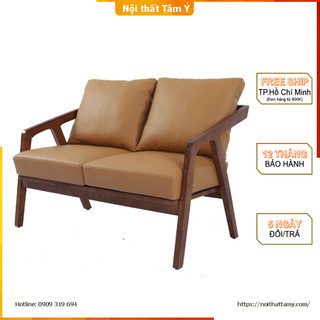 Ghế sofa katana đôi✌free ship hcm✌ sofa gỗ cao cấp thương hiệu nội thất tâm ý