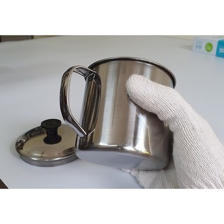 CA INOX CÓ NẮP ĐẬY 9cm