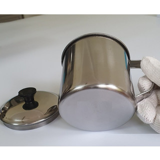 CA INOX CÓ NẮP ĐẬY 9cm