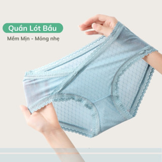 Quần lót bầu sau sinh cạp chéo quần chip nữ su đúc mềm mỏng co giãn tốt