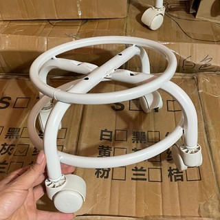 Chân ghế lăn xoay 360 tựa lưng thấp , nhỏ gọn để đóng hàng làm nail có tựa lưng