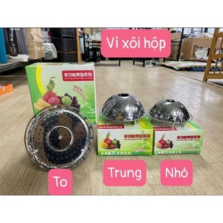 #Giá sập sàn# Vỉ hấp thức ăn, vỉ đồ xôi đa năng bằng inox có chân tiện dụng - 100% inox không han gỉ (ảnh thật)