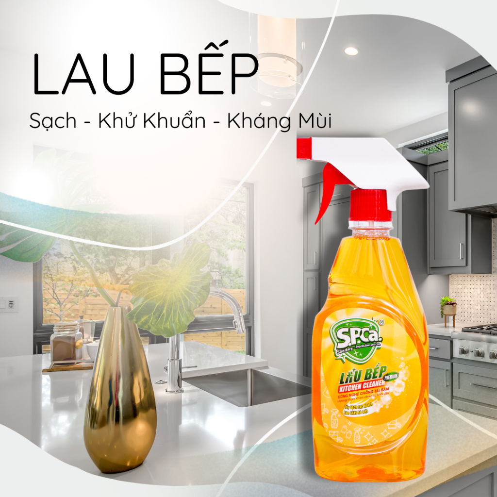 Nước lau bếp S.P.Ca Premium 450ml