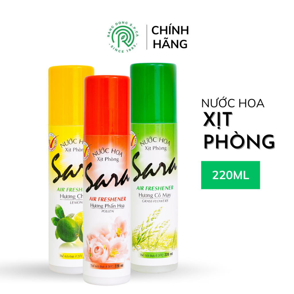 Nước hoa xịt phòng Sara 220ml