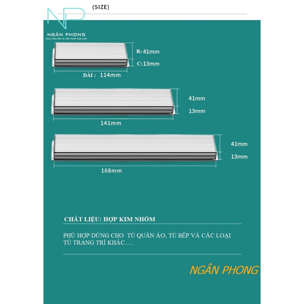 TAY NẮM TỦ ÂM SÔ 8