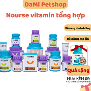 VITAMIN NOURSE DINH DƯỠNG CHO CHÓ MÈO - VIÊN NHAI, GEL VITAMIN NOURSE SỐ 01 - 05 - 09 - 10 - 11 - 15 - 18 - 20 - 21- 29