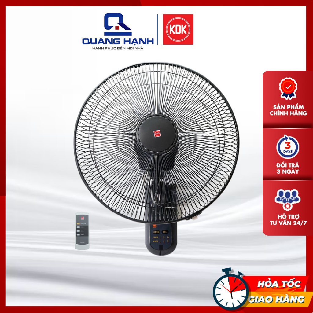 Quạt treo tường KDK M40M có điều khiển [ Hàng chính hãng]