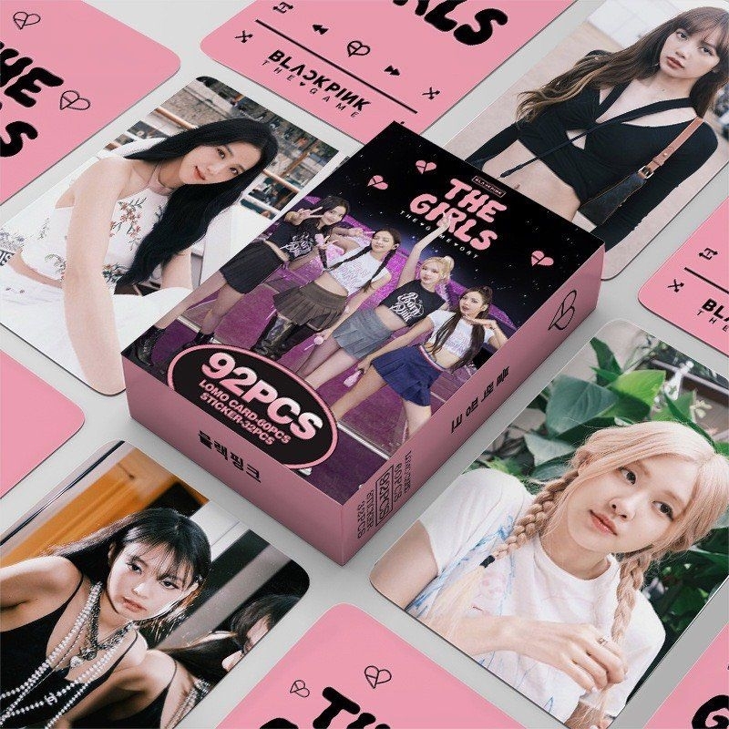Set 60 Lomocard 32 Random Sticker Blackpink Lomocard 92 món Blackpink