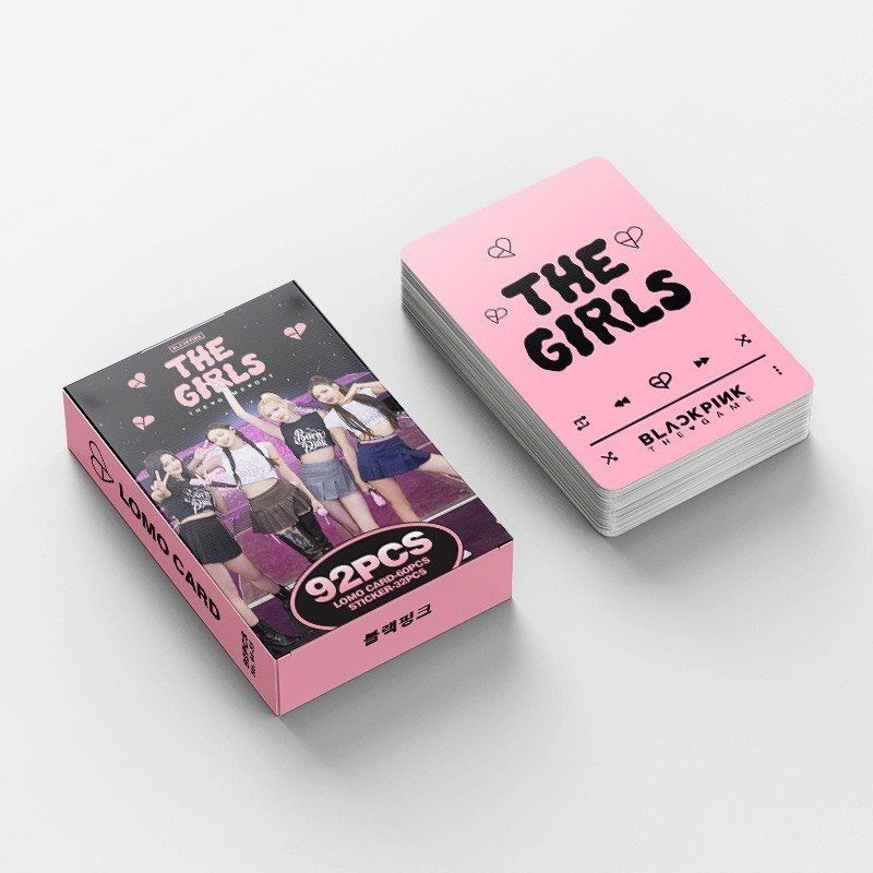 Set 60 Lomocard 32 Random Sticker Blackpink Lomocard 92 món Blackpink
