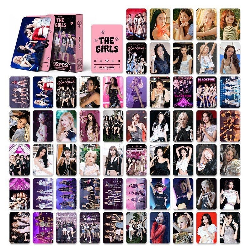 Set 60 Lomocard 32 Random Sticker Blackpink Lomocard 92 món Blackpink