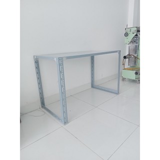 Bàn sắt cao 80cm x rộng 60cm - 1 tầng
