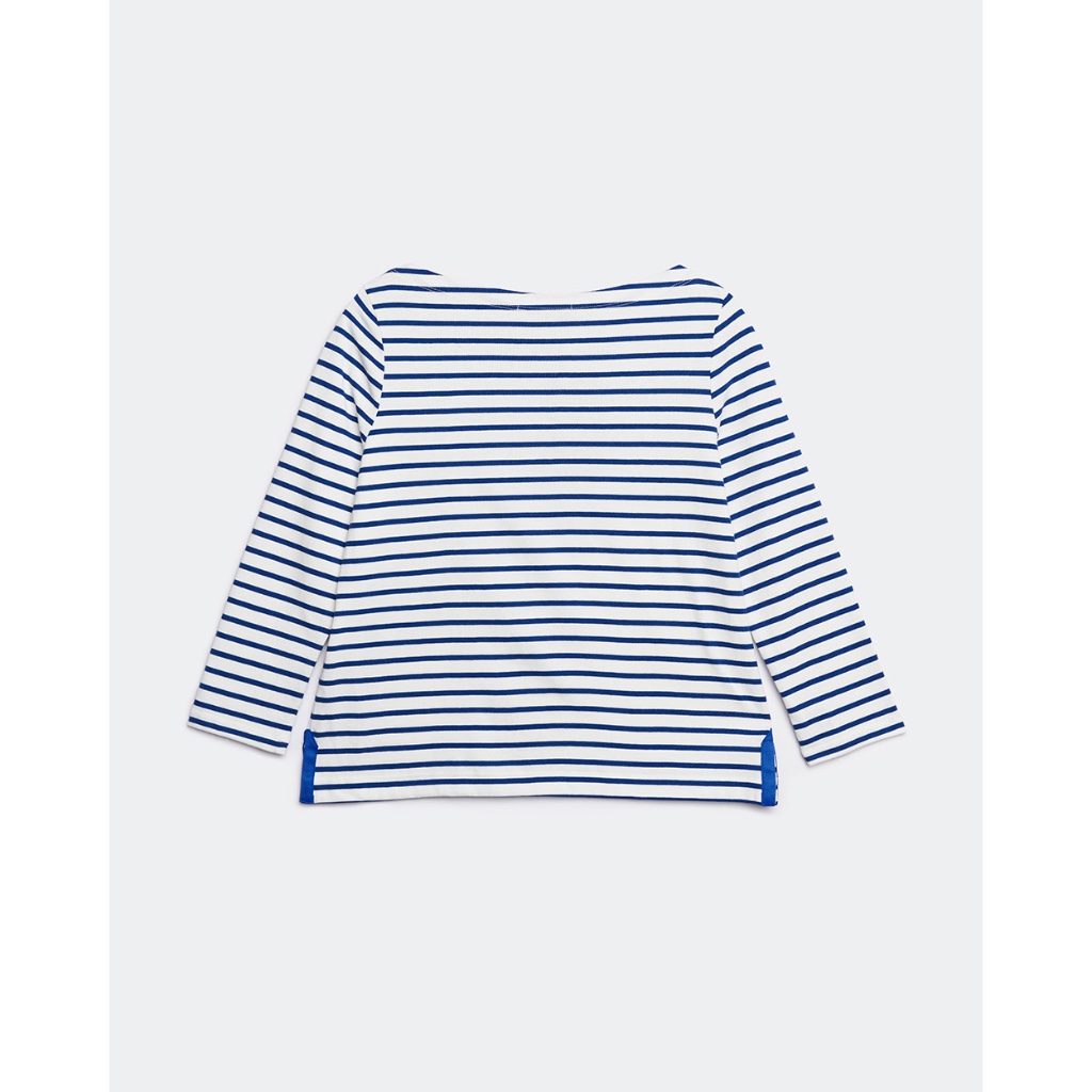 Áo thun dài tay thanh lý TheBlueTShirt size XL sọc ngang dày dặn