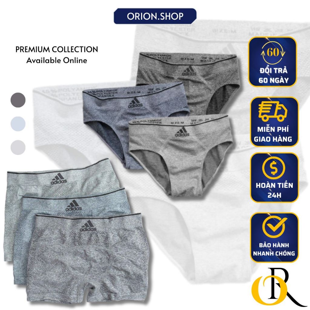 Quần Lót Boxer Nam Dệt Kim Cotton Co Giãn Cao Cấp Chính Hãng Quần Xì Sịp Đùi Xịn Đẹp Siêu Mỏng Thông Hơi Bigsize M05 ORI