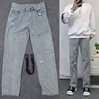 Quần Bò Jean Nam ( Quần Bò )Form suông ,ống đứng rộng ,Chất liệu Conton Mền Mịn.