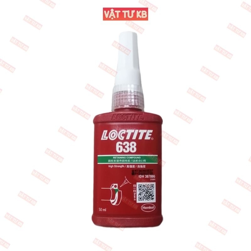 Keo loctite 638 - 50ml, keo khóa loctite 638 - 250ml