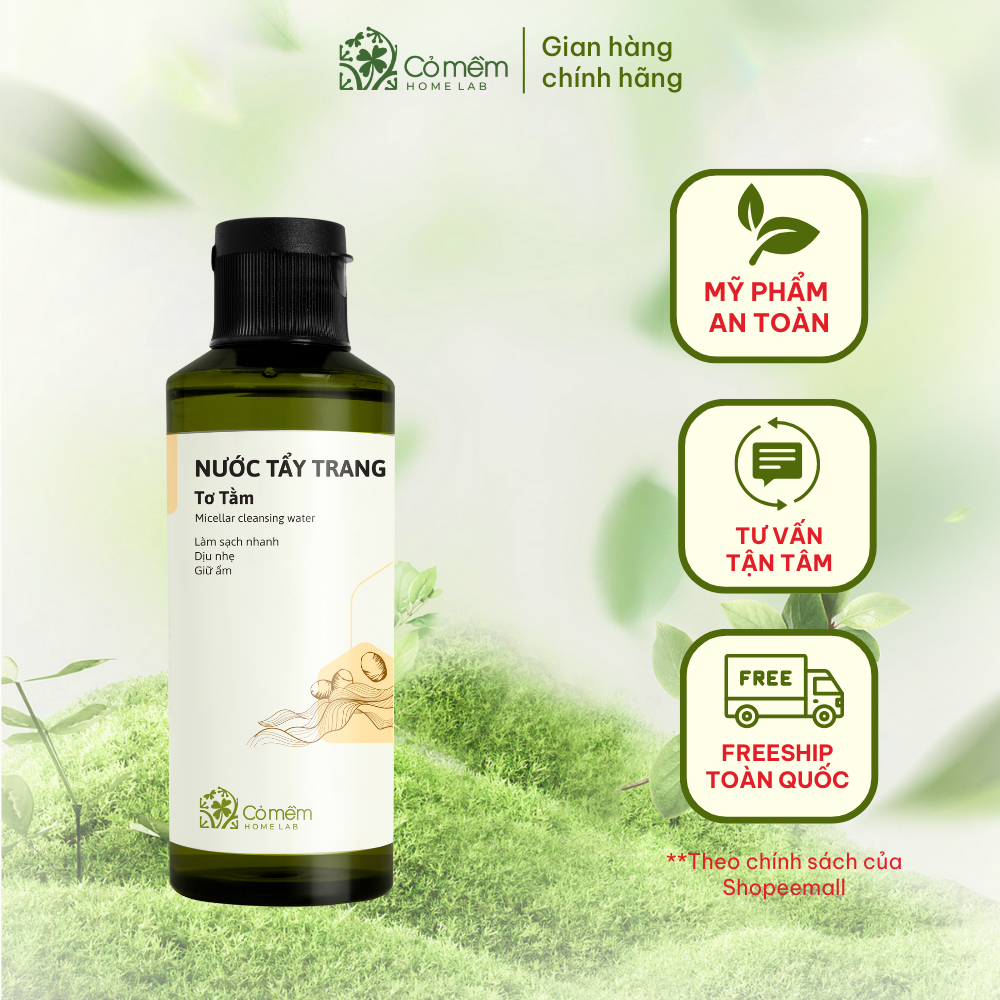 Nước Tẩy Trang Và Làm Sạch Cho Mọi Loại Da Tơ Tằm Cỏ Mềm 150ml