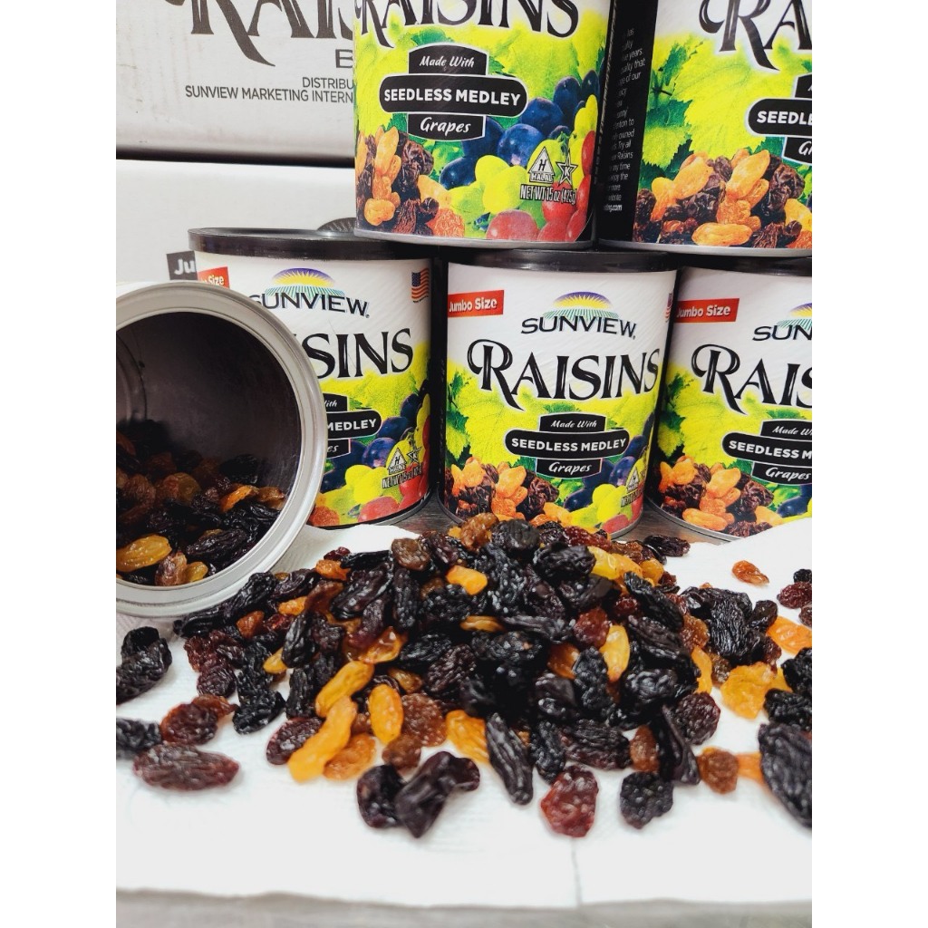 1Lon nho khô thập cẩm 450g.