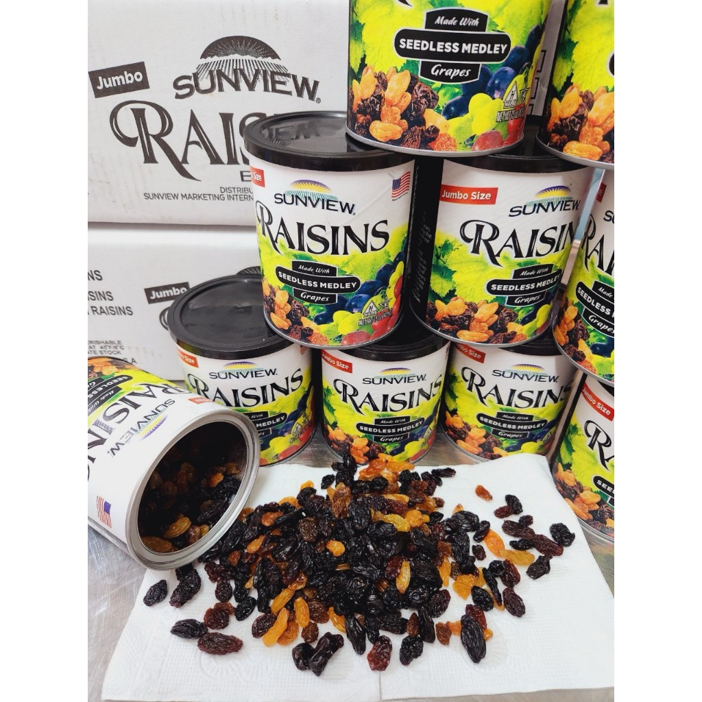 1Lon nho khô thập cẩm 450g.