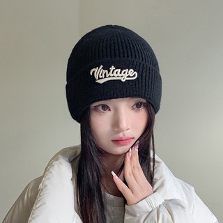 Mũ len unisex vintage, nón len nam nữ hdu hàn quốc thời trang thu đông mã ph20