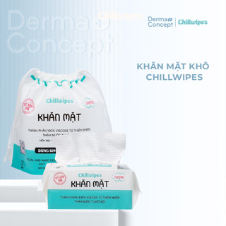 Khăn mặt khô CHILLWIPES dùng 1 lần, mềm mịn - vệ sinh - tiện dụng