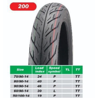 Vỏ lốp xe tay ga tl42 không ruột ab,click,vario,vison,mio,shmode,lead.......